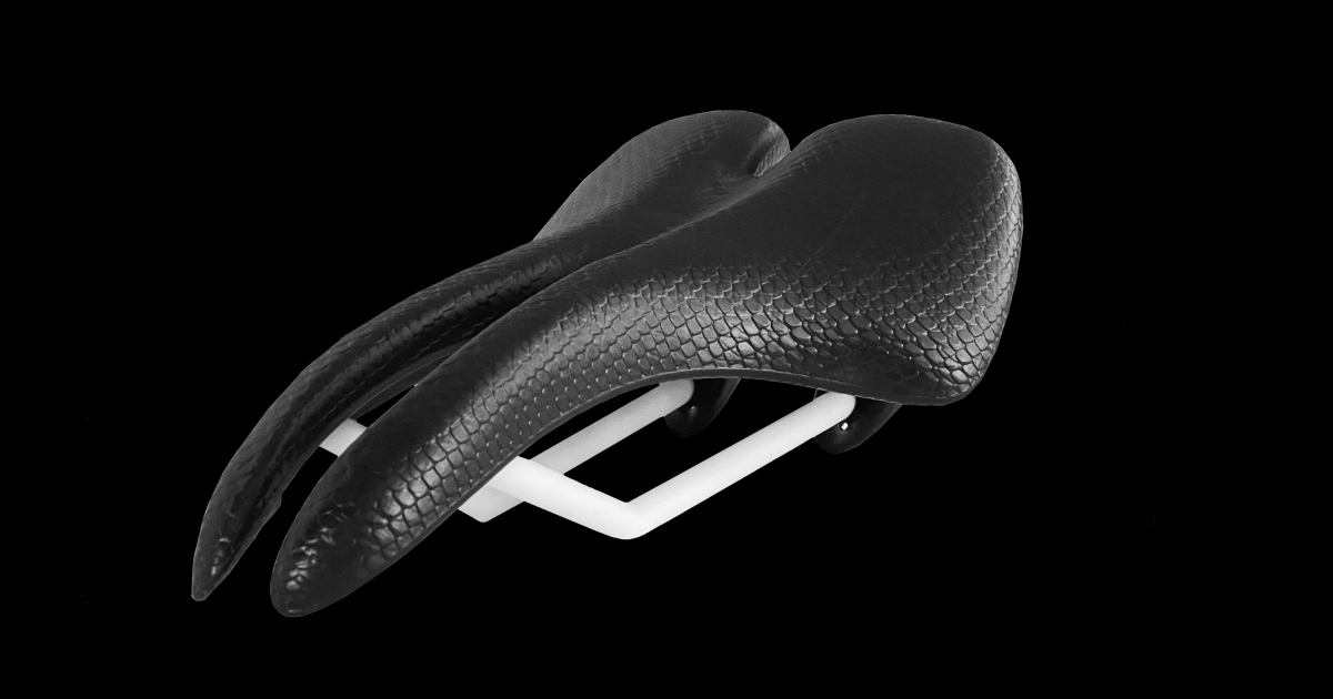 Sella bici da corsa - Stampa 3D - Prototipo estetico e funzionale F-Pro